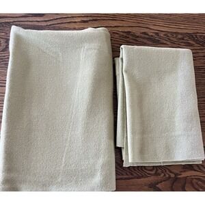 Quilt Craft Fabric Wool Material Celery Green Color DIY Project Sew Sewing 2 PCS